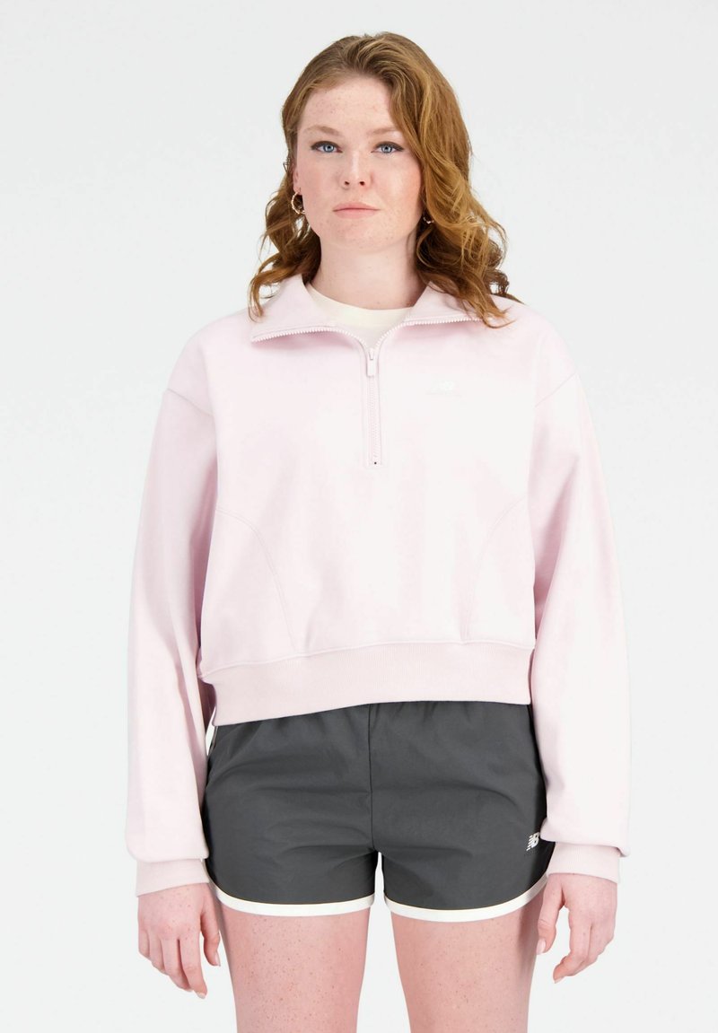 New Balance Sweater donkerroze