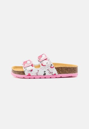 Slippers - weiß/pink