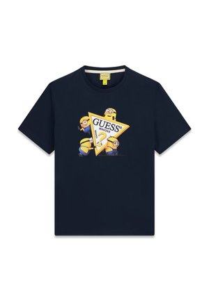 Guess Jeans, GJ X MINIONS BEDRUCKTES T-SHIRT - Camiseta estampada - blau