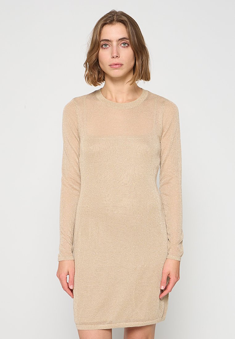 Abercrombie & Fitch Gebreide jurk beige