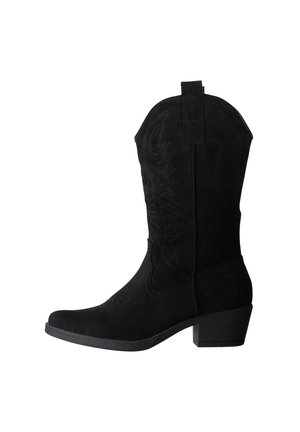 Cowboy/Biker boots - schwarz