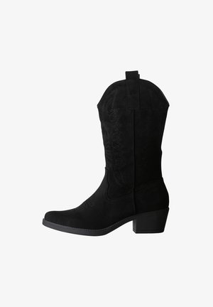 Cowboy/Biker boots - schwarz