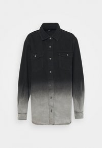 Missguided Pitkä takki - black