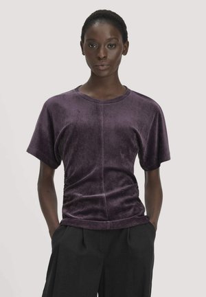 hessnatur, HESSNATUR - T-Shirt print - dunkle traube