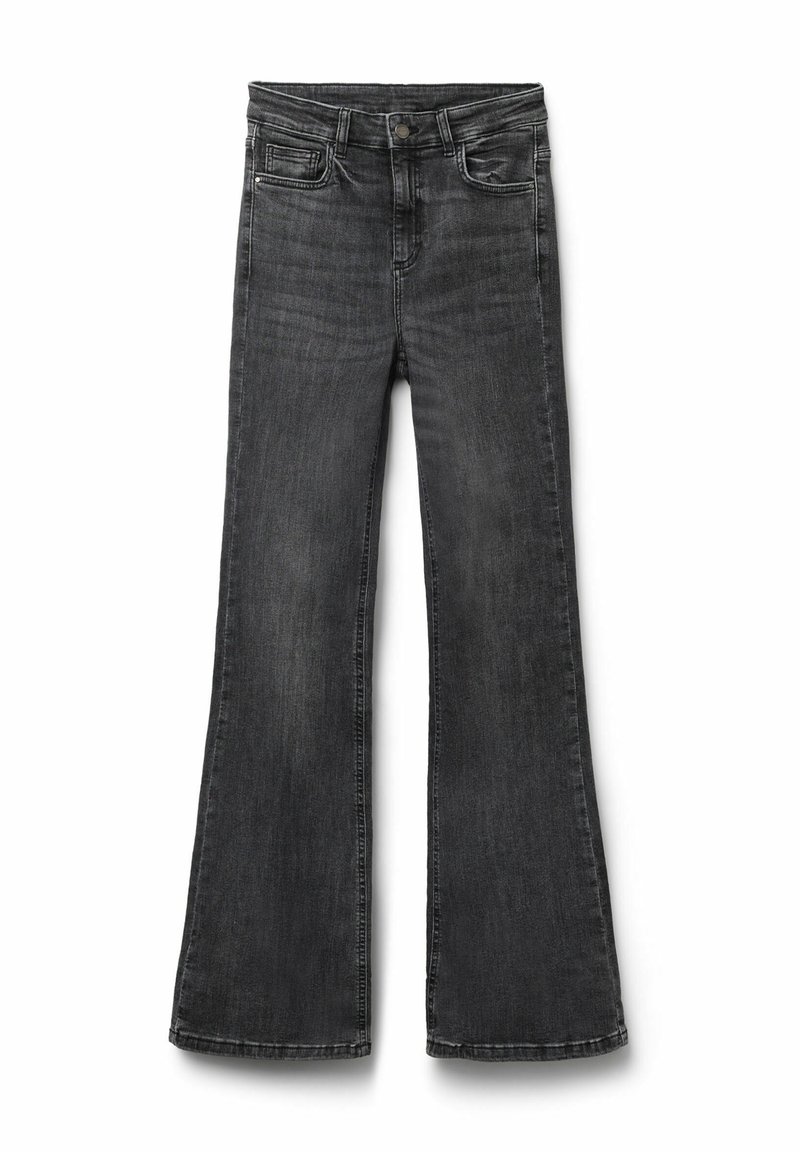 Calzedonia FLARE STRETCH Jeans a zampa Dark Grey/grigio scuro