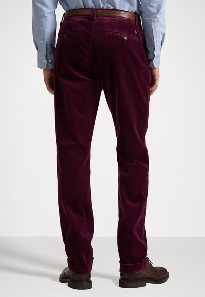 Polo Ralph Lauren STRETCH STRAIGHT FIT CORDUROY TROUSER - Broek - ruby