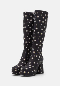 Anna Field Stivali con i tacchi - black