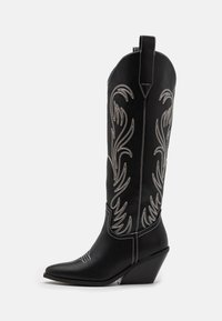 Even&Odd - Cowboy/Biker boots - black Thumbnail Image 1