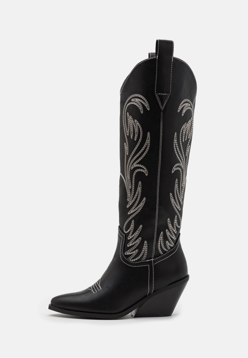 Even&Odd - Cowboy- / Bikerboots - black, Förstora