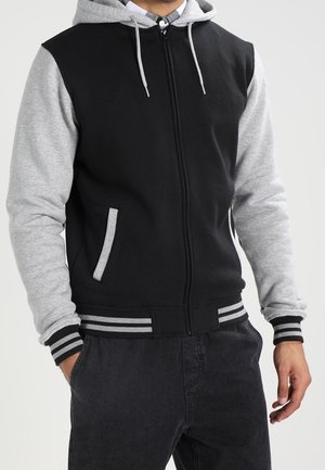 Sudadera con cremallera - black