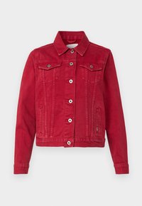 REGULAR JACKET - Spijkerjas - burnt red