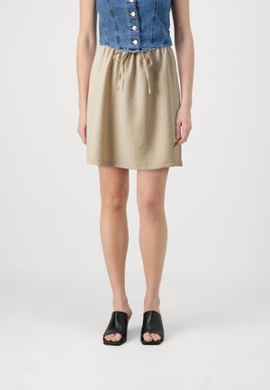 ONLAMAHLE SHORT STRING SKIRT - Miniskjørt - pumice stone