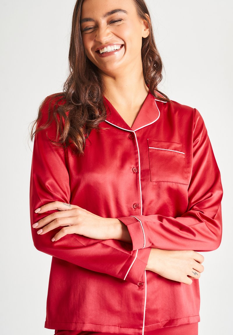 Damen Nachthemden | Loungeable RUBY SATIN Nachtwäsche Set ruby/rot - ST75500 Damen Nachthemden | Loungeable RUBY SATIN Nachtwäsche Set ruby/rot - ST75500