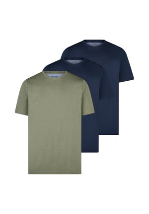 Redmond REDMOND 3 PACK - T-shirts basic - dunkelblau grün