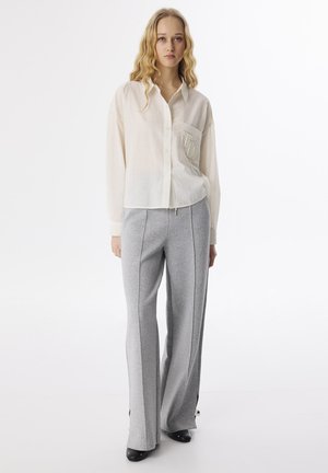 WITH PATCHES - Overhemdblouse - ecru