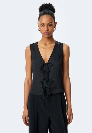 SLEEVELESS - Blus - black