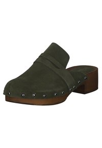 Marco Tozzi Heeled mules - khaki
