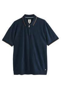 TEXTURED - Pólóing - navy tan