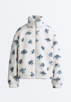 FLORAL - Polárdzseki - light blue