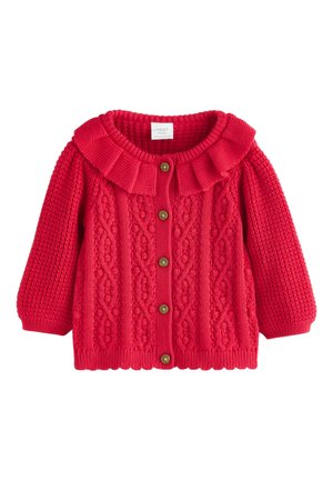 Next REGULAR FIT - FRILL COLLAR - Kardiganas - red