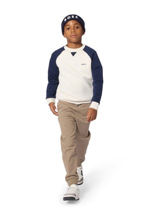 BOSS Kidswear, SWEAT COL ROND - Sweatshirt - ivory