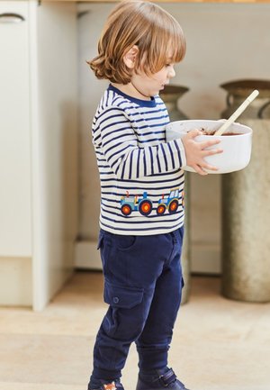 JoJo Maman Bébé 2-PACK JOGGERS  - Oldalzsebes nadrágok - khaki navy