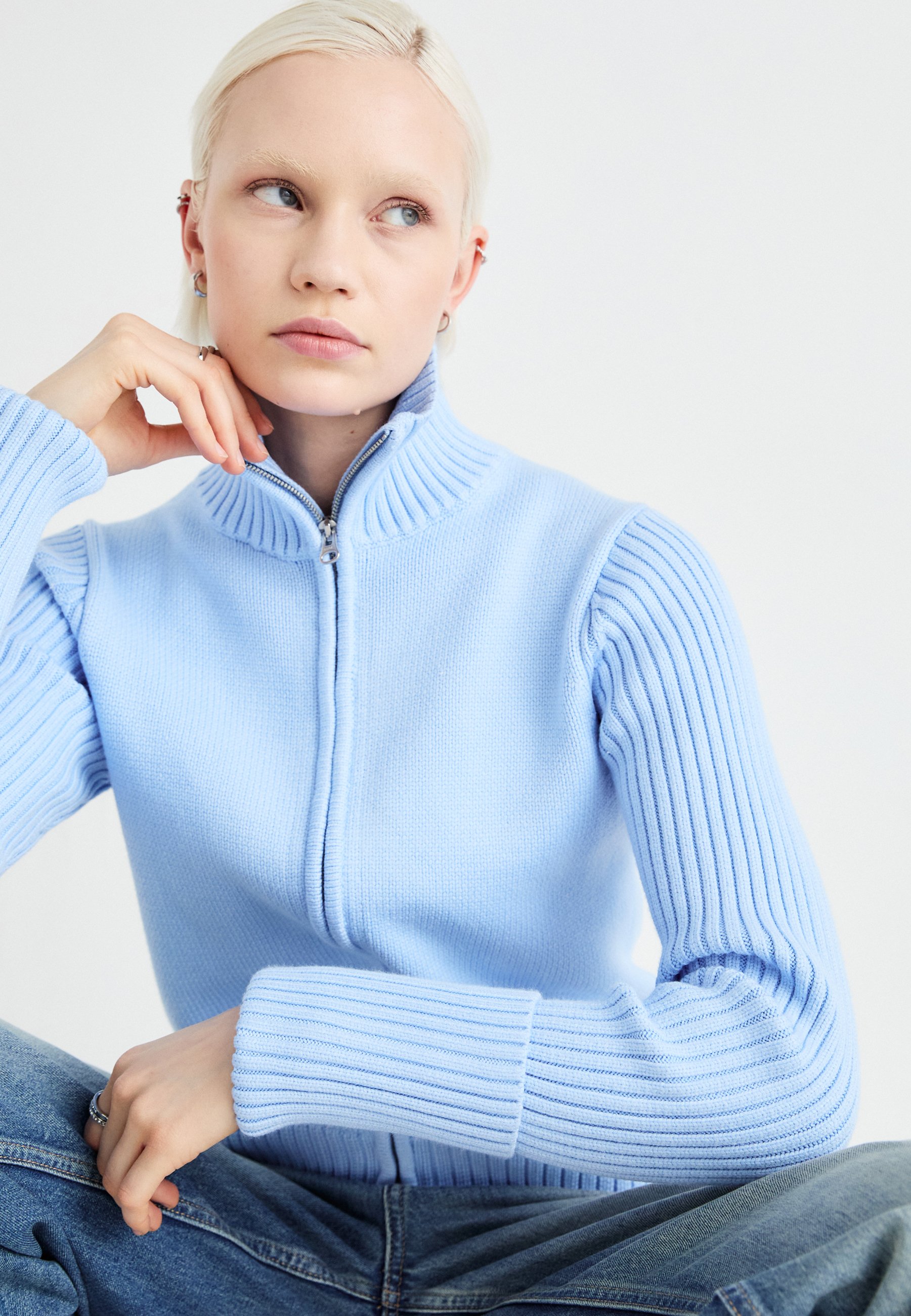 Weekday WINONA - Kardigán - light blue/világoskék - Zalando.hu