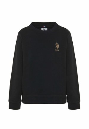 GIROCOLLO CON LOGO - Felpa - nero