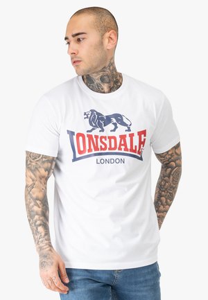 T-shirt con stampa - white navy red
