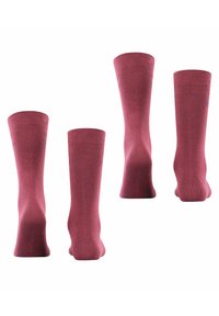 Esprit BASIC 2-PACK - Sokken - shadow red