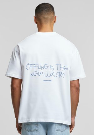 Another Cotton Lab OFFLINE SCRIBBLE - Print T-shirt - white