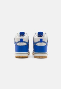 Nike Sportswear DUNK RETRO SE - Høye joggesko - phantom/racer blue/pale ivory/gum yellow/obsidian