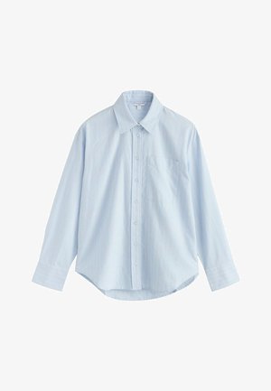 Next, REGULAR FIT - RELAXED COTTON LONG SLEEVE SHIRT . - Button-down blouse - blue white stripe