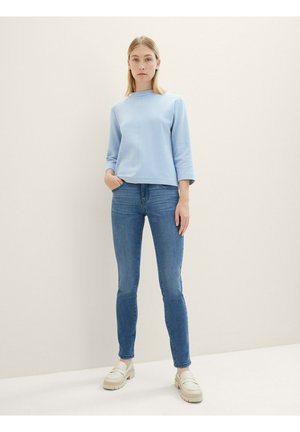 Jeans Mom Fit Vita Alta TOM TAILOR Denim | 1034626 In Light Stone Wash | Pantaloni Donna Gamba Larga In Cotone Sostenibile