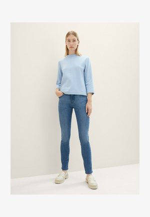 Jeans Mom Fit Vita Alta TOM TAILOR Denim | 1034626 In Light Stone Wash | Pantaloni Donna Gamba Larga In Cotone Sostenibile