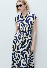 Mango - APPLE - Shirt dress - blue Thumbnail Image 1