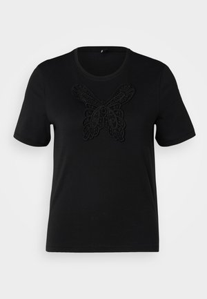 ONLY Petite, ONLFLY BOX - T-shirt imprimé - black