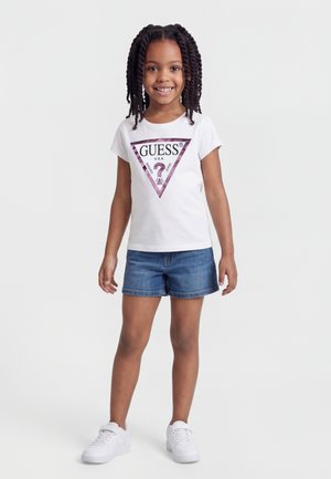 Guess CORE TODDLER KIDS GIRL  - T-shirt print - pure white