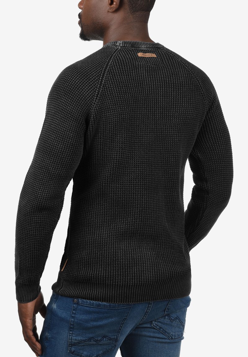 Herren Strickjacken | INDICODE JEANS IDROCKFORD Strickpullover black/schwarz - XN83500 Herren Strickjacken | INDICODE JEANS IDROCKFORD Strickpullover black/schwarz - XN83500