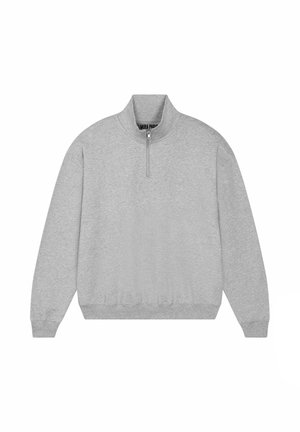 BASIC SUPERHEAVY ZIPPED - Sweatshirt - mottled grey