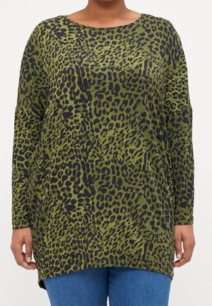 T-shirt à manches longues - olive