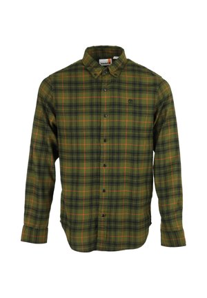 SOLUCELL - Camicia - dark olive yd