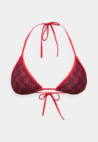 MONOGRAM TRIANGLE - Πάνω μέρος μπικίνι - open red