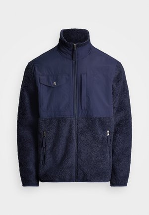 HYBRID FLEECE JACKET - Polárdzseki - newport navy