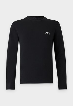 Emporio Armani, SLEEVE CREW NECK - Φανέλα - black