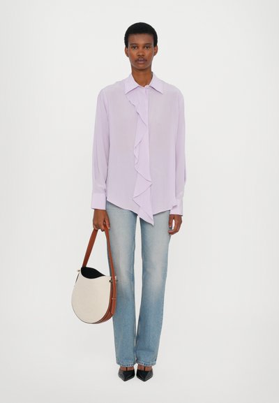 Victoria Beckham MEDIUM DIA BAG - Geantă de mână - tan/ivory