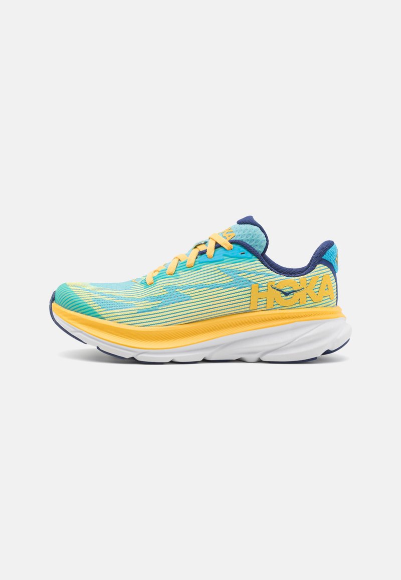 HOKA CLIFTON YOUTH UNISEX - Sportbačiai - swim day/lettuce