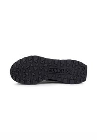 Black rubber sole with a rugged tread pattern, featuring pronounced lugs and the brand name "MUNICH" embossed on the side.