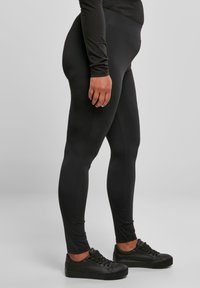 Urban Classics LADIES HIGH WAIST TECH LEGGINGS - Leggings - black