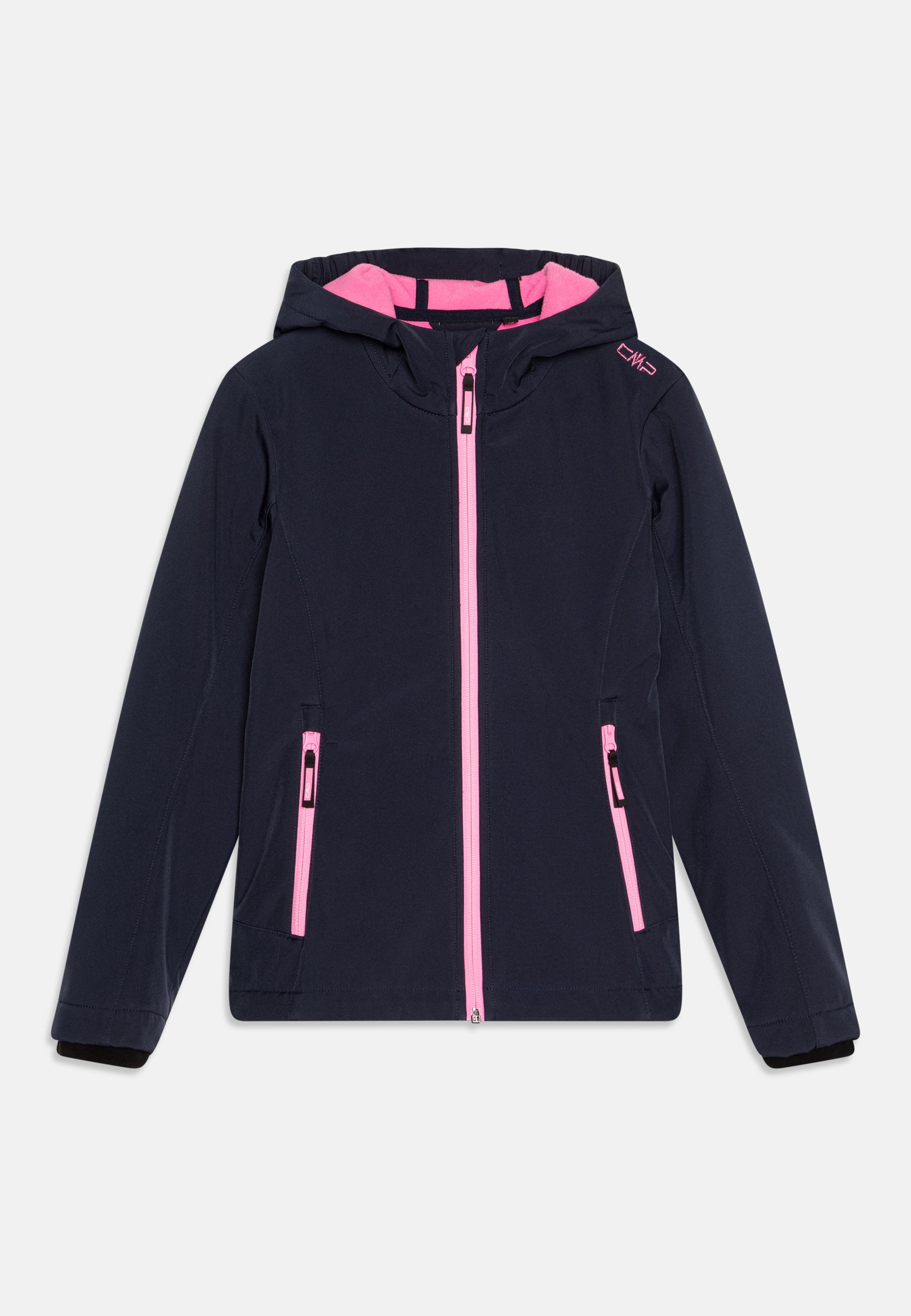 Veste Enfant CMP à Capuche Fixe - Softshell Coupe-vent Et